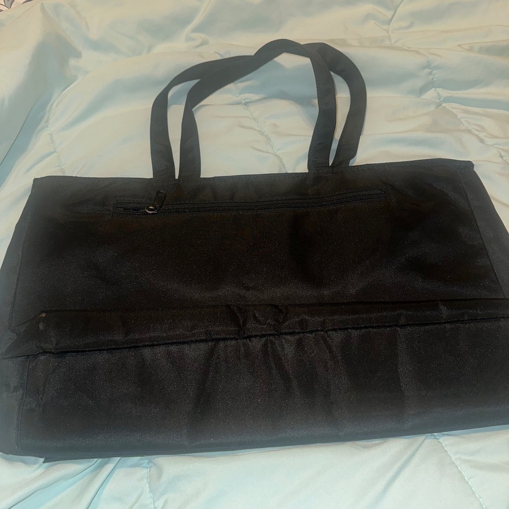 Carnival Cruise Lines Photo Memory Carry On Tote Shoulder Bag Black Vacation - Picture 4 of 11